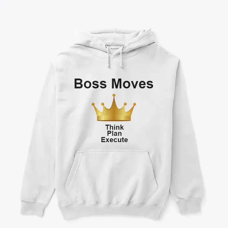 Boss Moves Hoodie- White